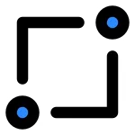 Circle Two Line SVG Icon